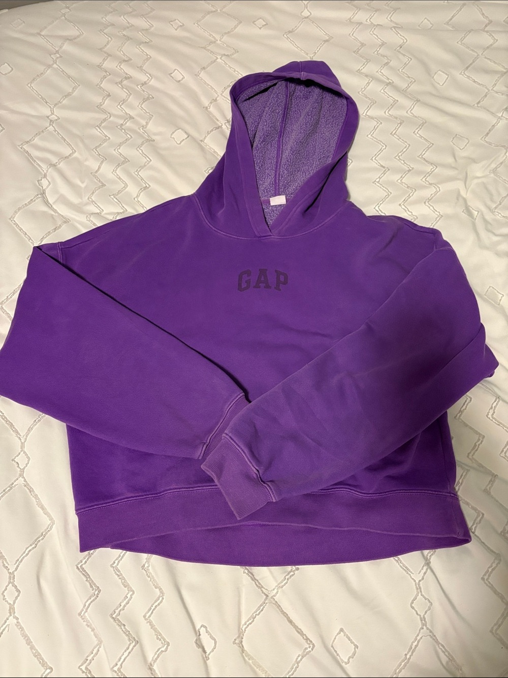 GAP Deep Purple Pullover Hoodie